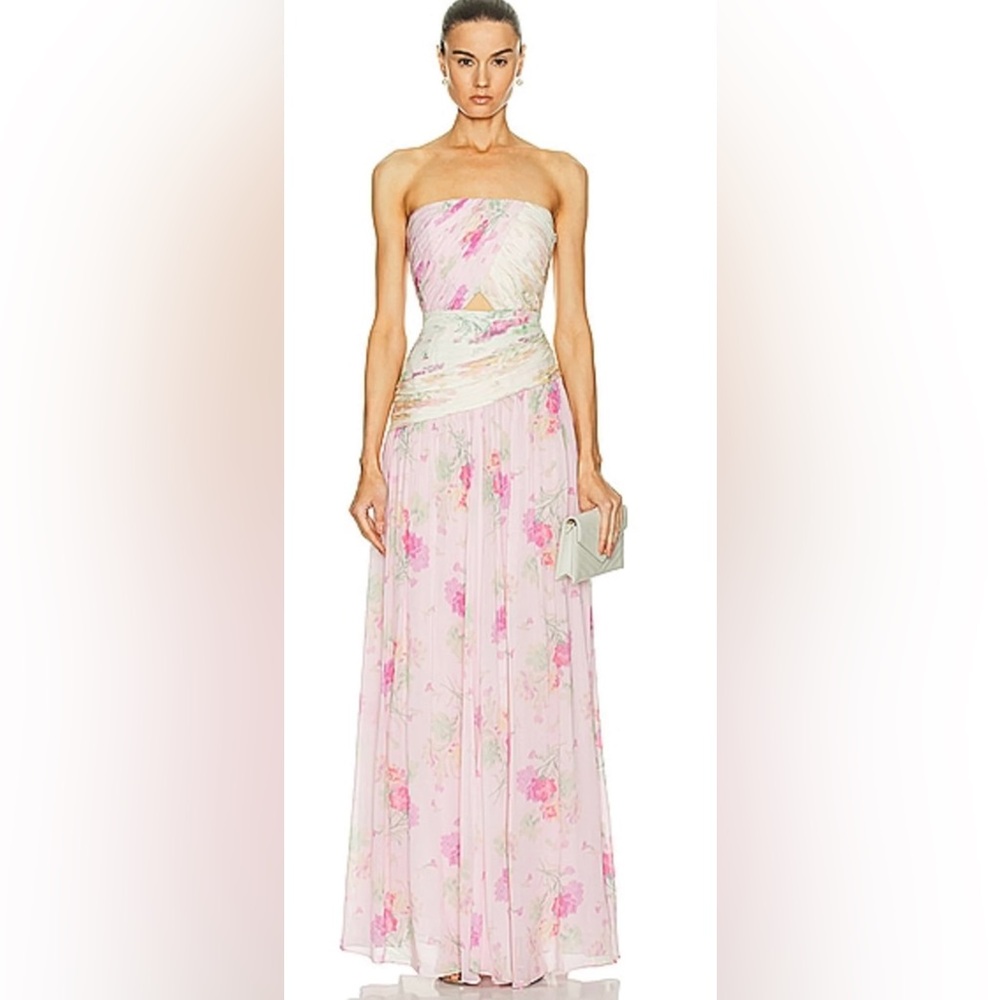 LoveShackFancy Pintil Dress in Garden Sunset